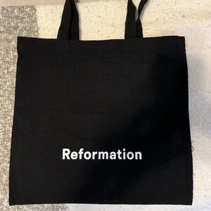 Reformation 12.5x13” canvas tote